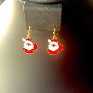 Vintage Adorable Christmas Earrings SET of 2 Pairs, Unmarked